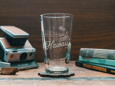 Hawaii State Glassware