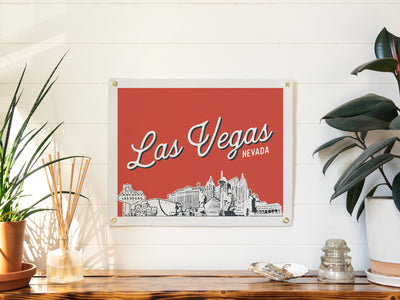 Las Vegas, Nevada City Felt Banner