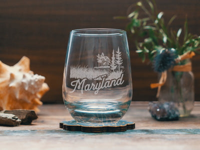 Maryland State Glassware
