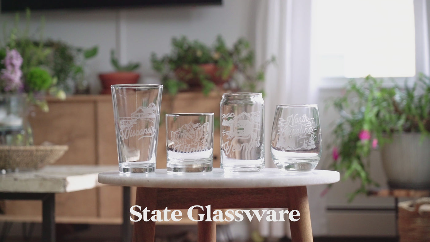 Connecticut State Glassware