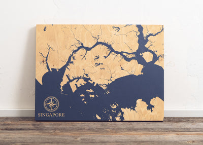 Singapore International Coastal Map