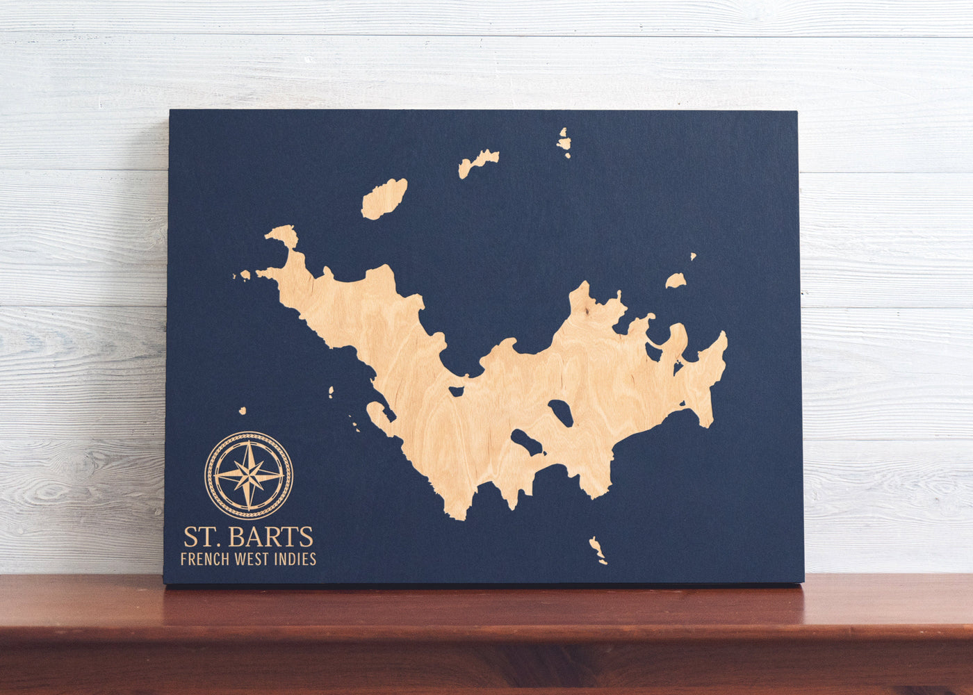 St. Barts International Coastal Map