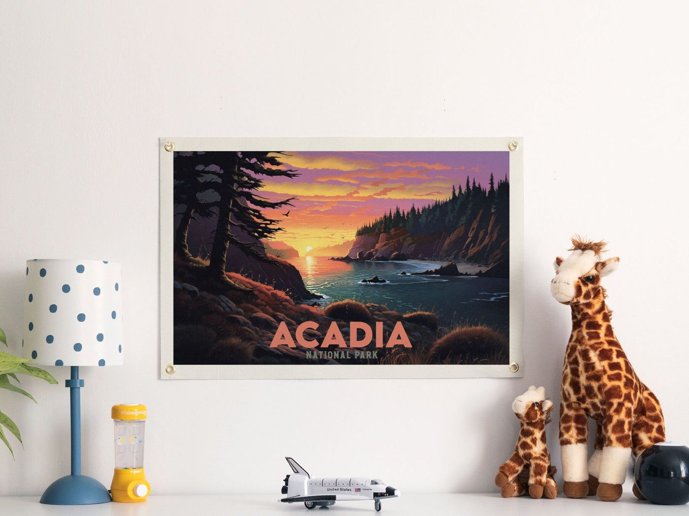 Acadia National Park Felt Banner