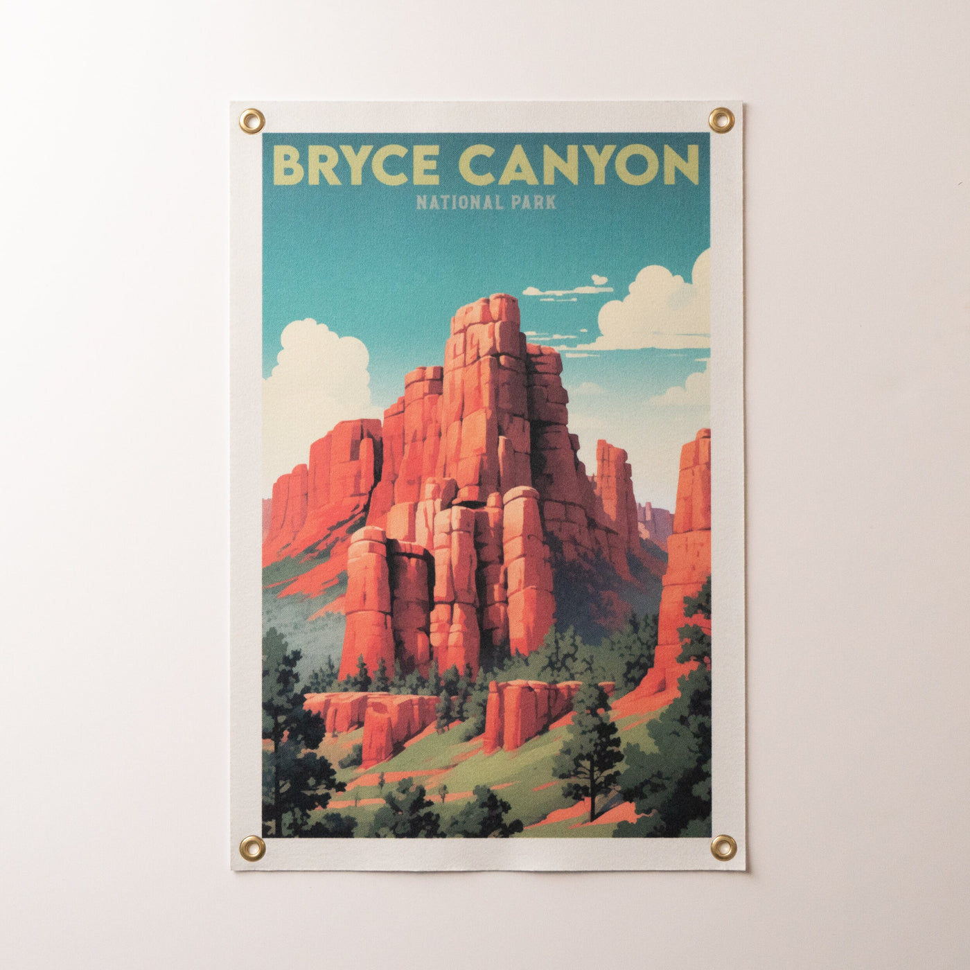 Bryce Canyon National Park Felt Banner