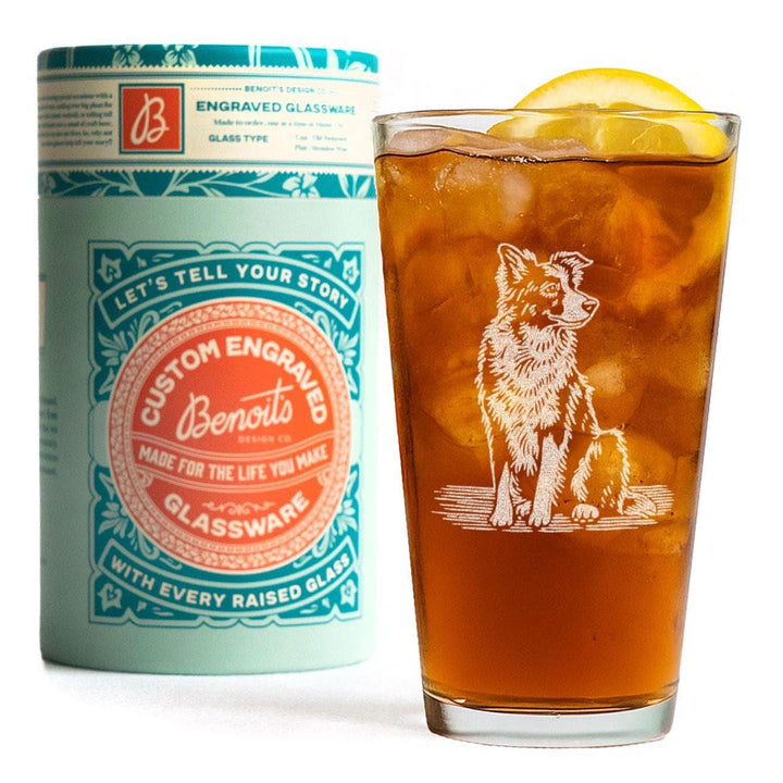 American Shepherd Customizable Dog Glasses