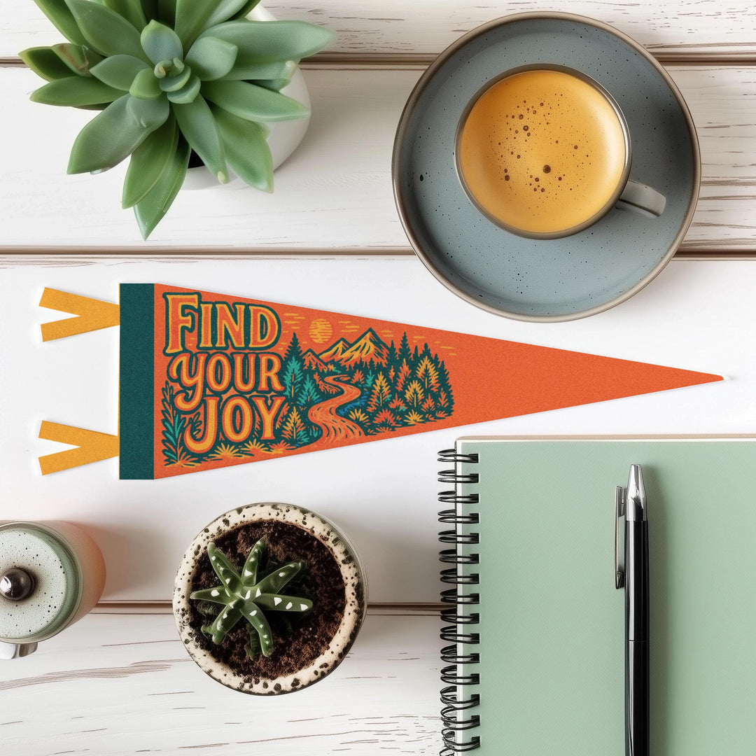 Find Your Joy Felt Pennant