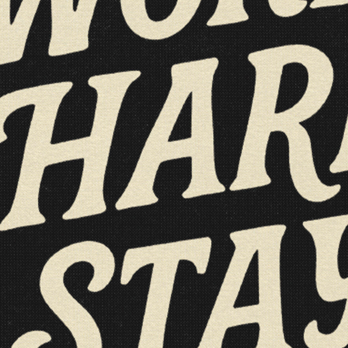 Work Hard Stay Humble Felt Camp Flag