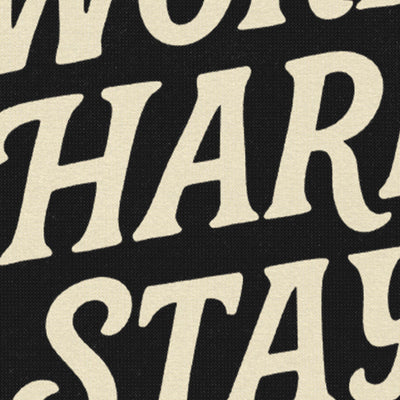 Work Hard Stay Humble Felt Camp Flag
