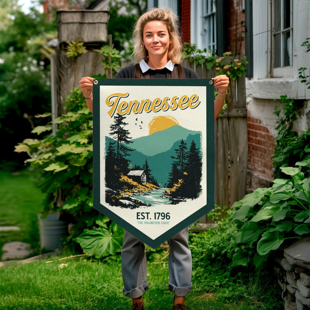Tennessee Felt Camp Flag
