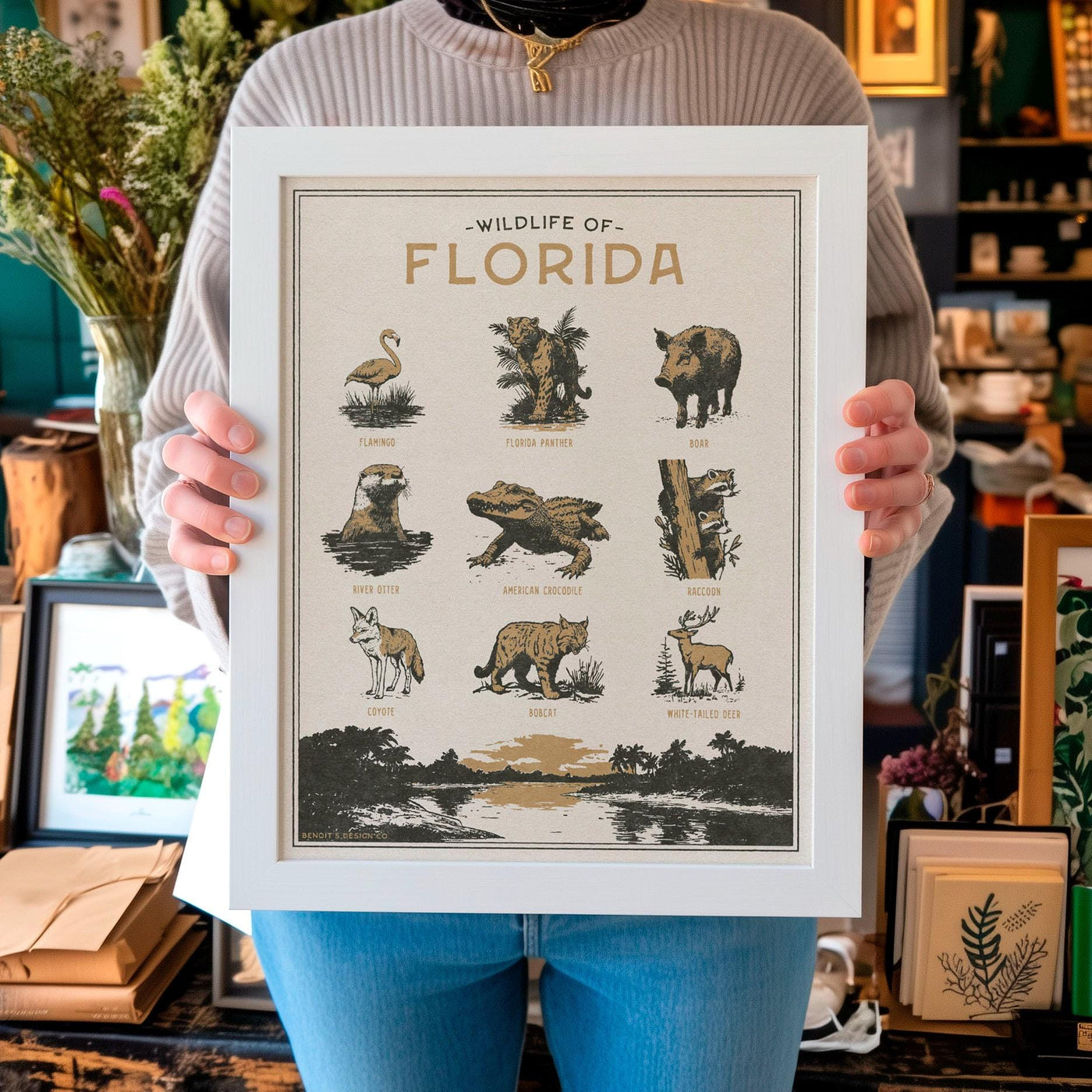 Florida Wildlife Print