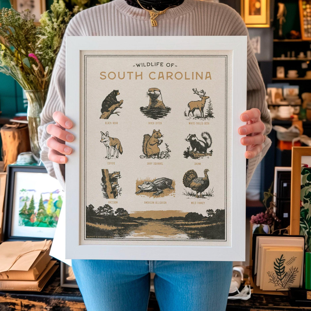 South Carolina Wildlife Print