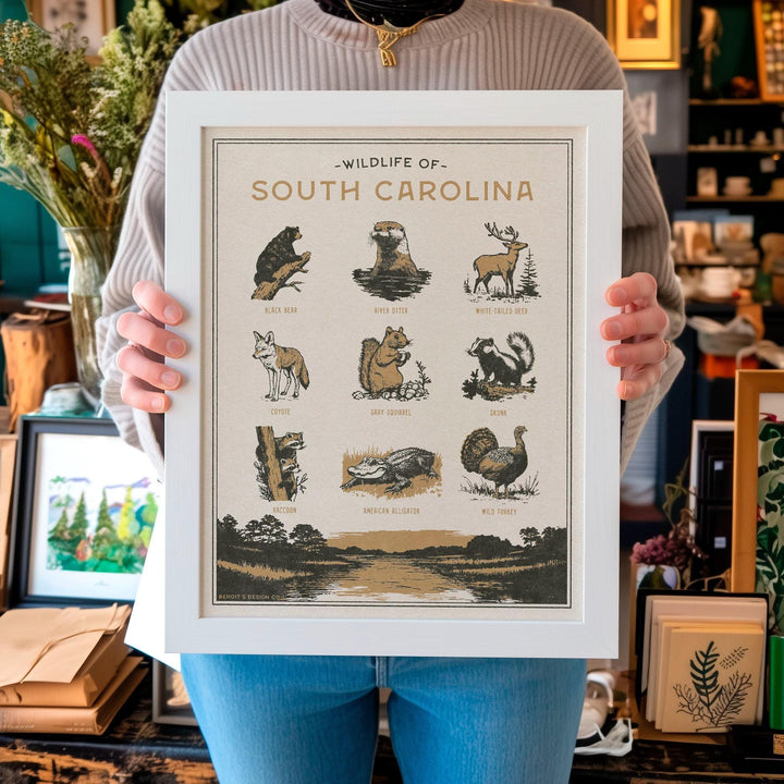 South Carolina Wildlife Print