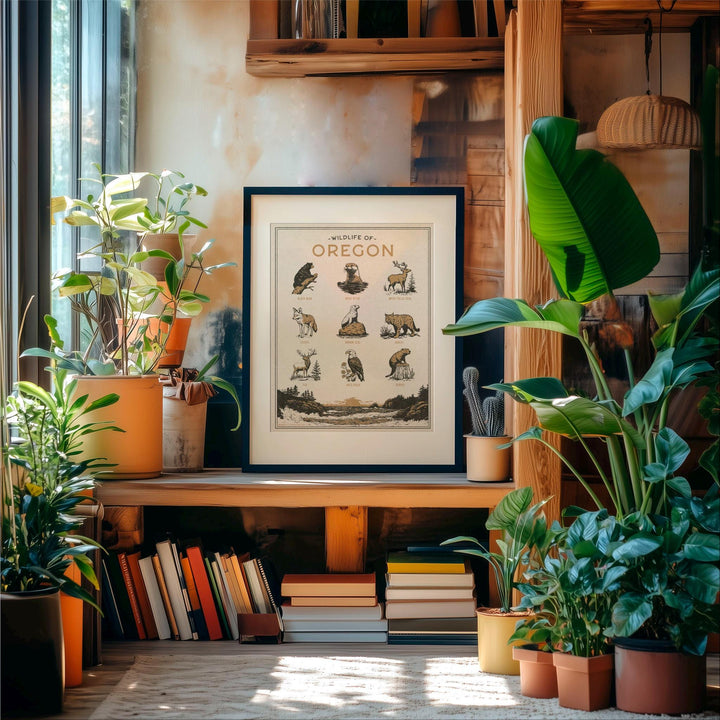Oregon Wildlife Print