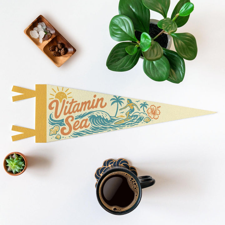 Vitamin Sea Felt Pennant
