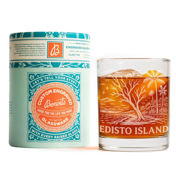 Edisto Island South Carolina Glasses