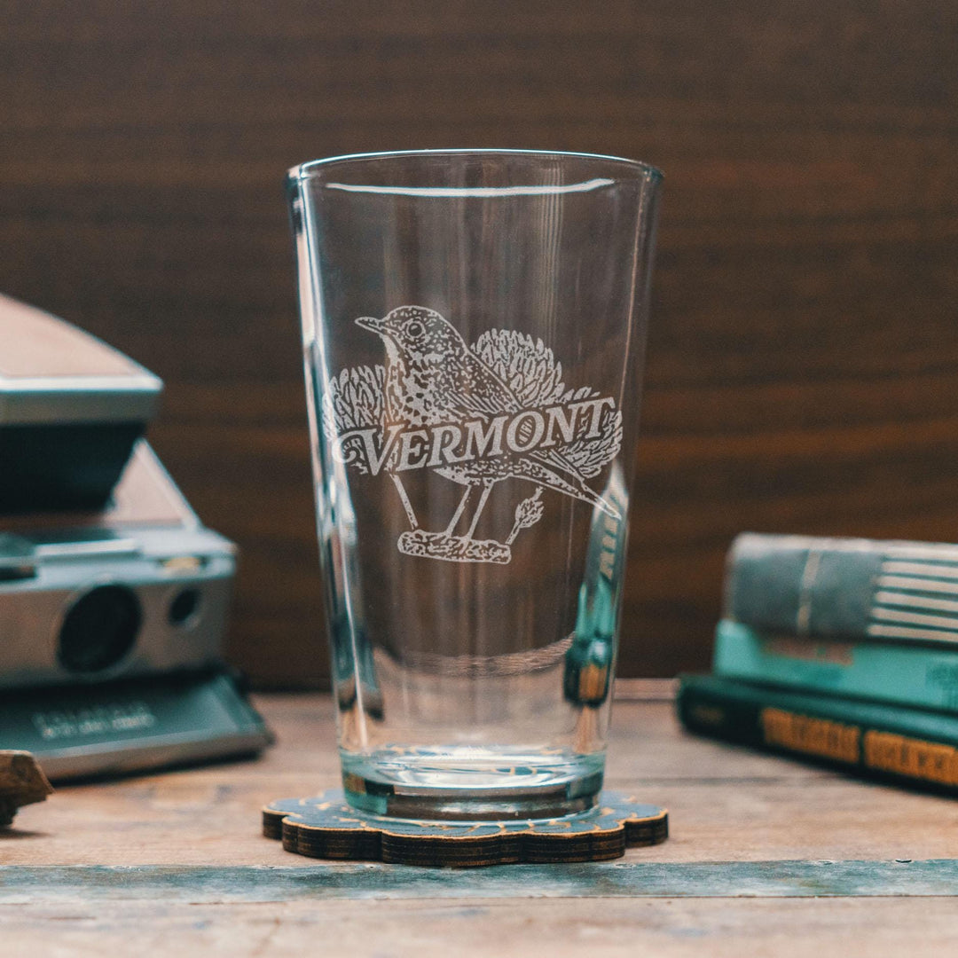 Vermont State Bird Glasses