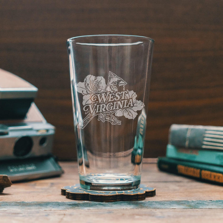 West Virginia State Bird Glasses