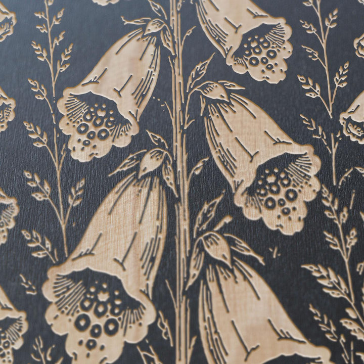 Foxglove Engraved Birch Art Panel