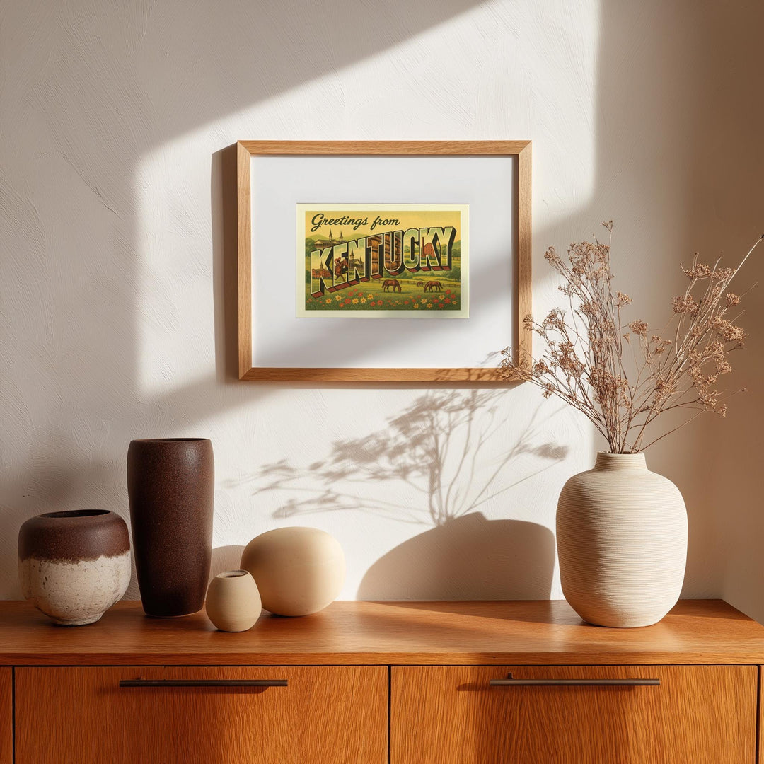 Kentucky Postcard Art Print