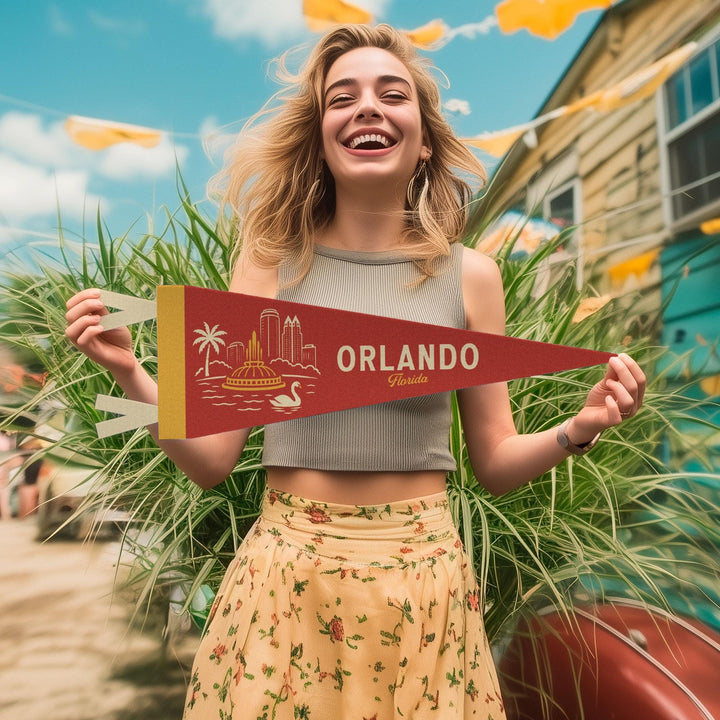Orlando Florida Felt Pennant