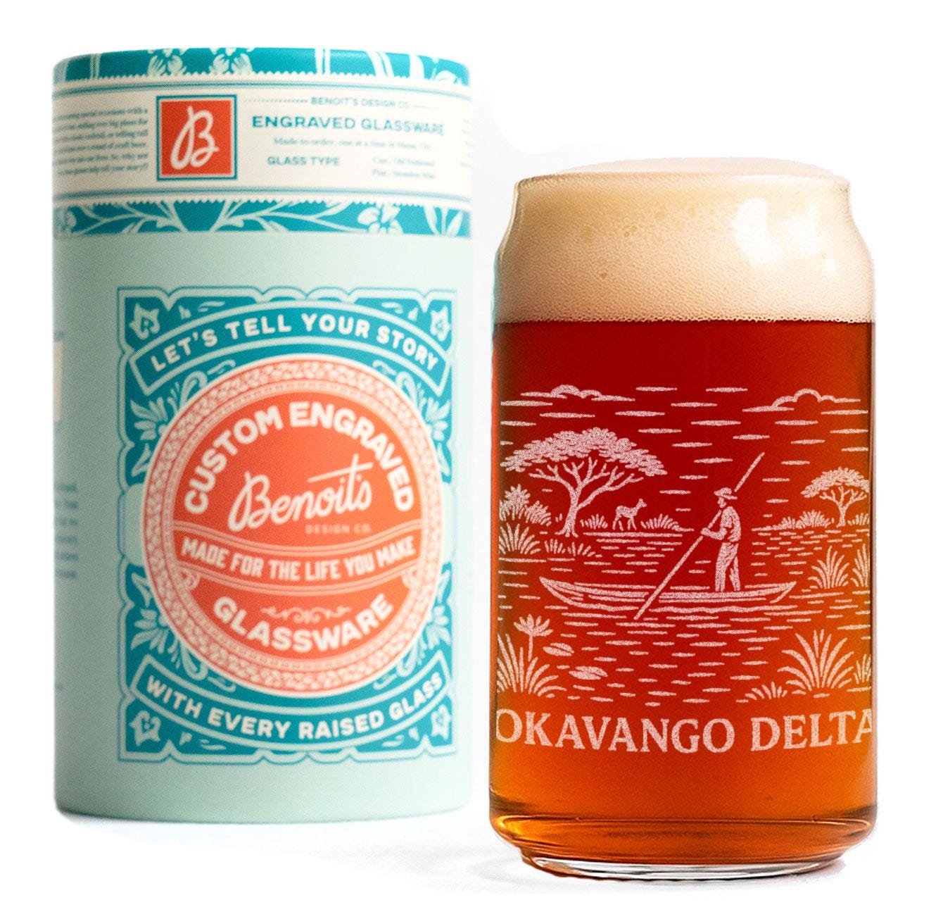 Okavango Delta Botswana Glass