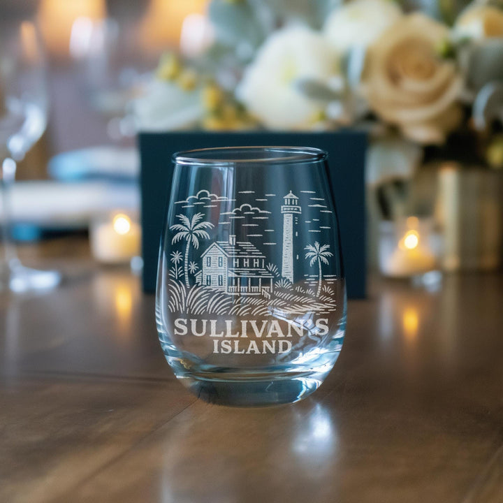 Sullivan’s Island South Carolina Glasses