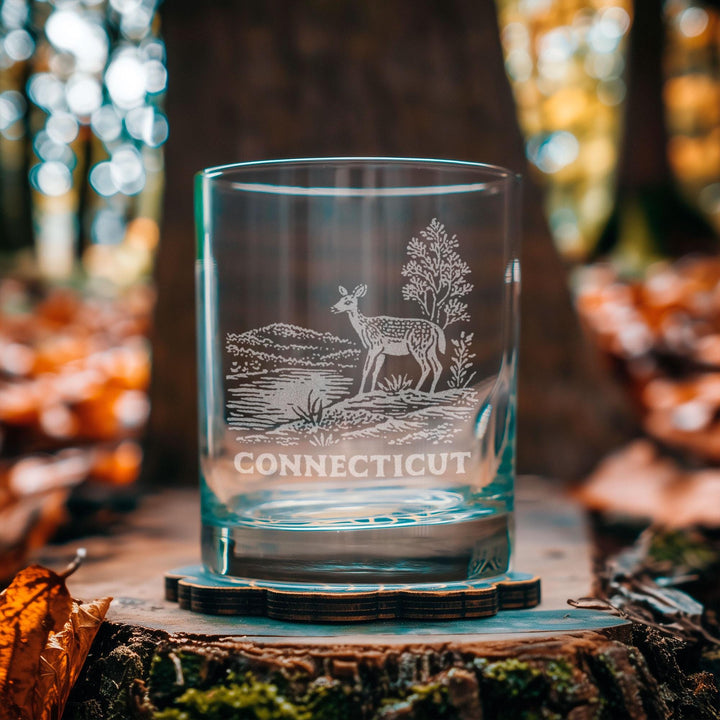 Connecticut State River Valley Deer Glasses