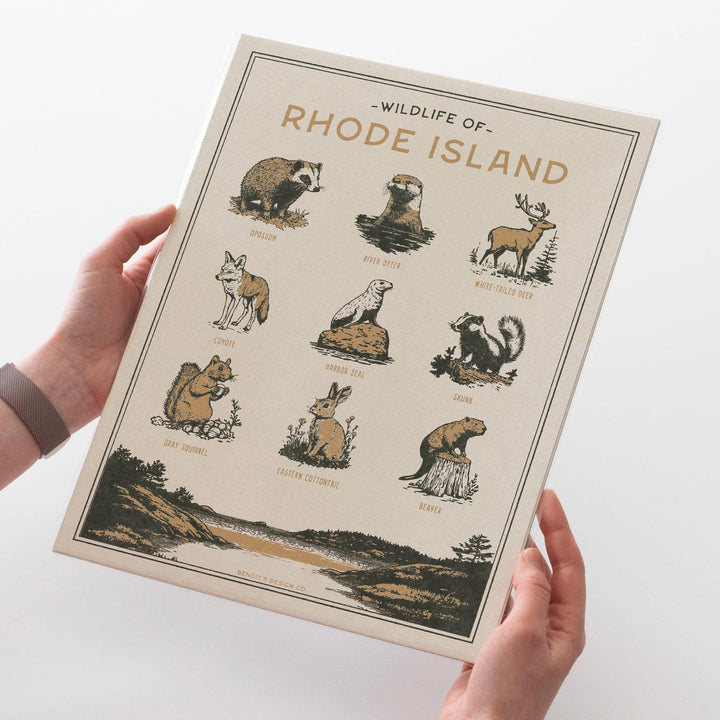Rhode Island Wildlife Print