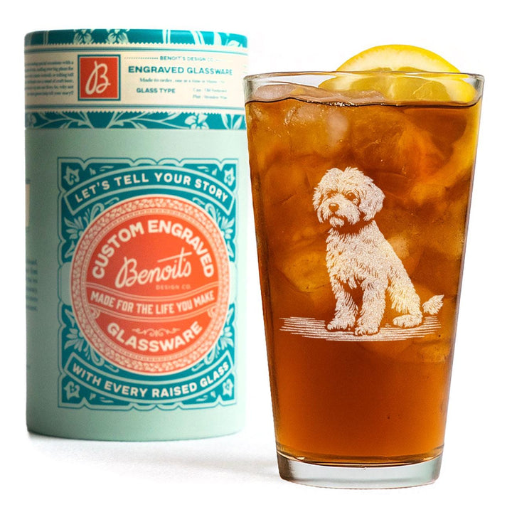 Bichon Customizable Dog Glasses