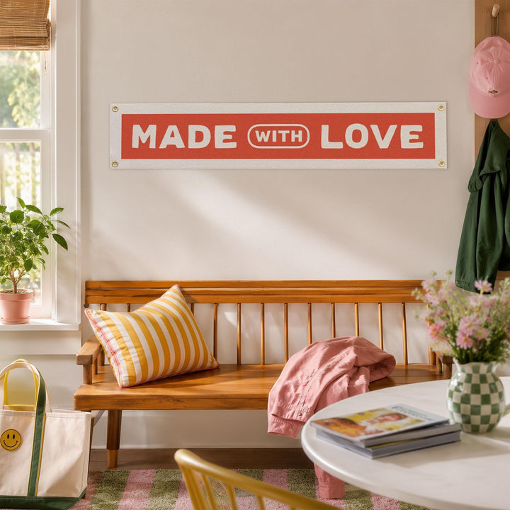 Made With Love Felt Banner