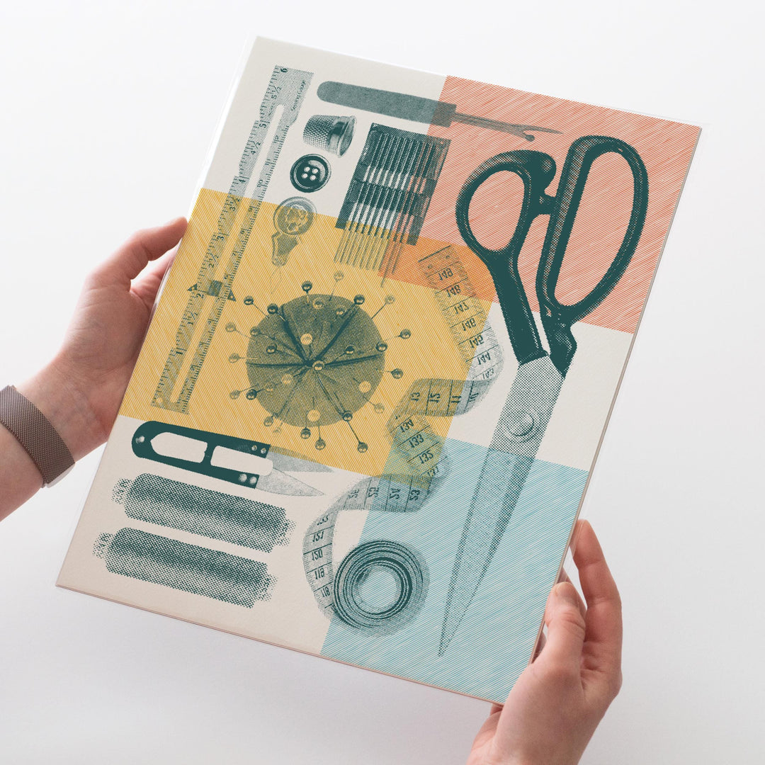 Sewing Flatlay Print