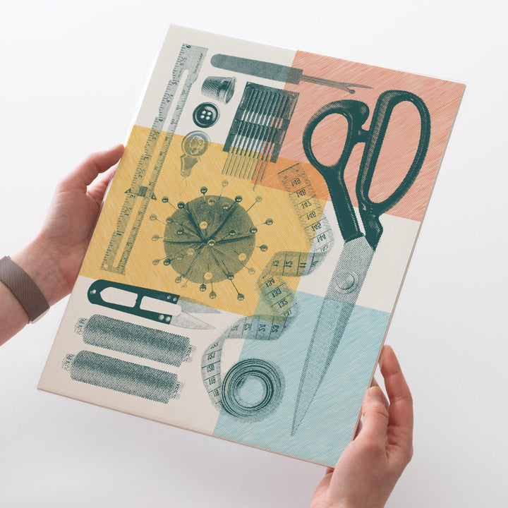 Sewing Flatlay Print