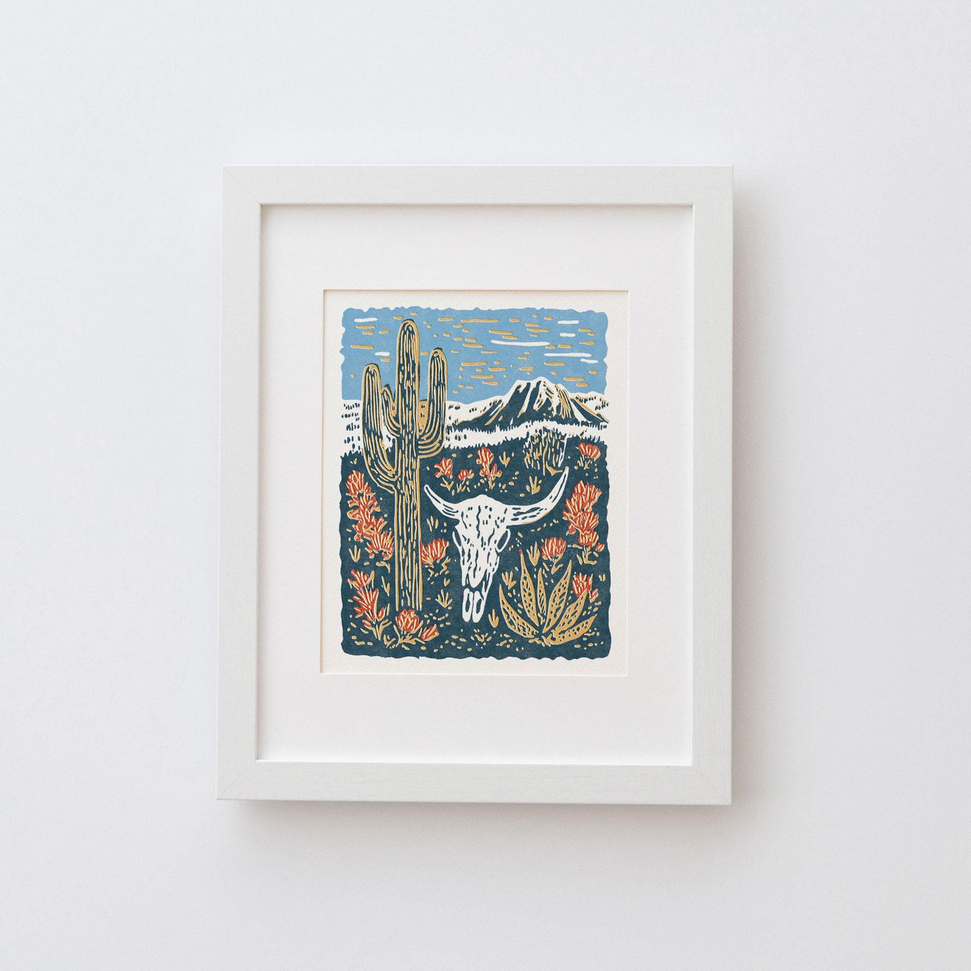 Saguaro Desert Art Print