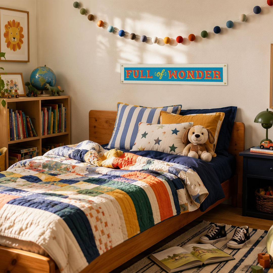 Full of Wonder Felt Banner