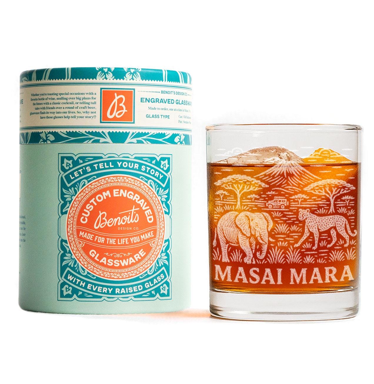 Masai Mara Kenya Glass