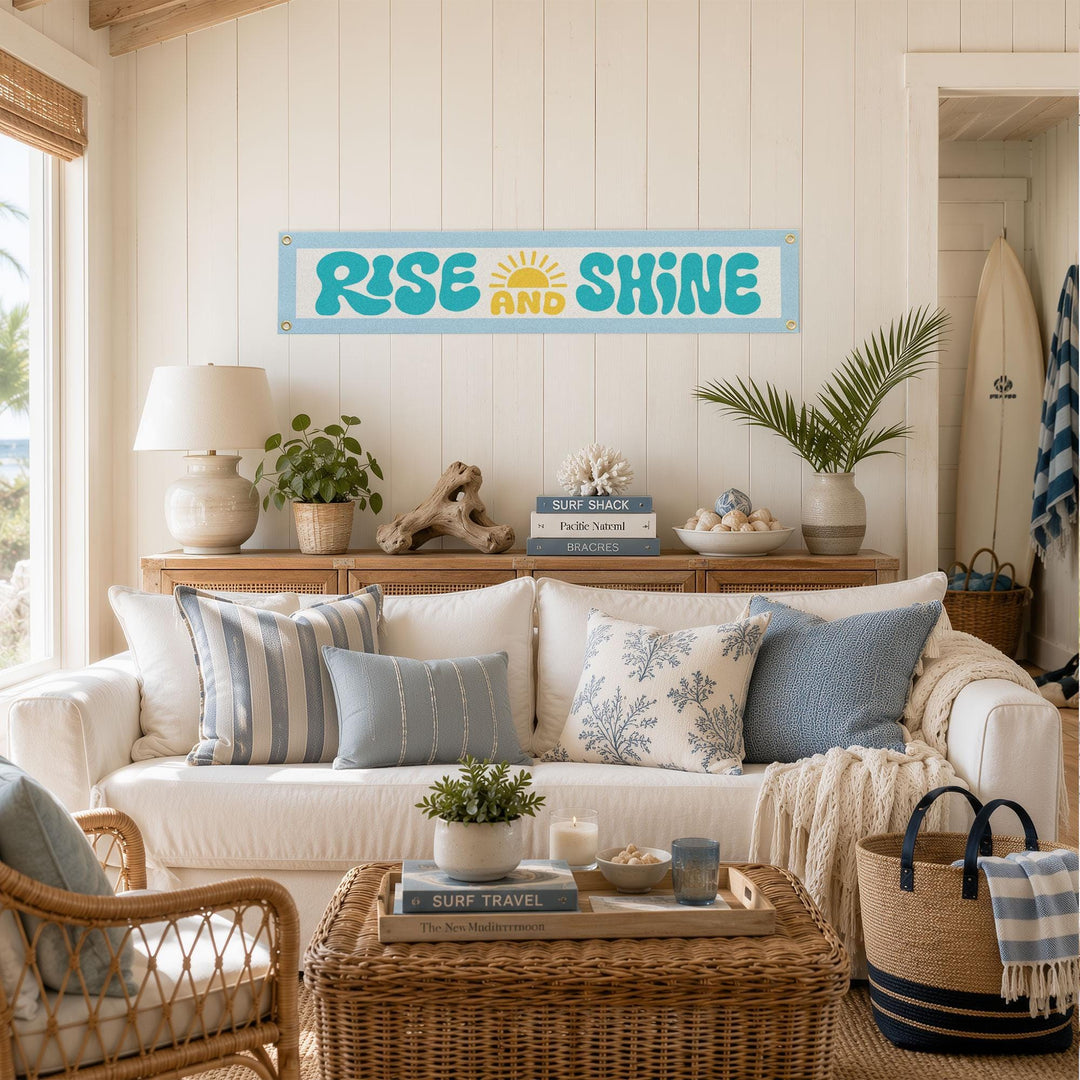 Rise &amp; Shine Felt Banner