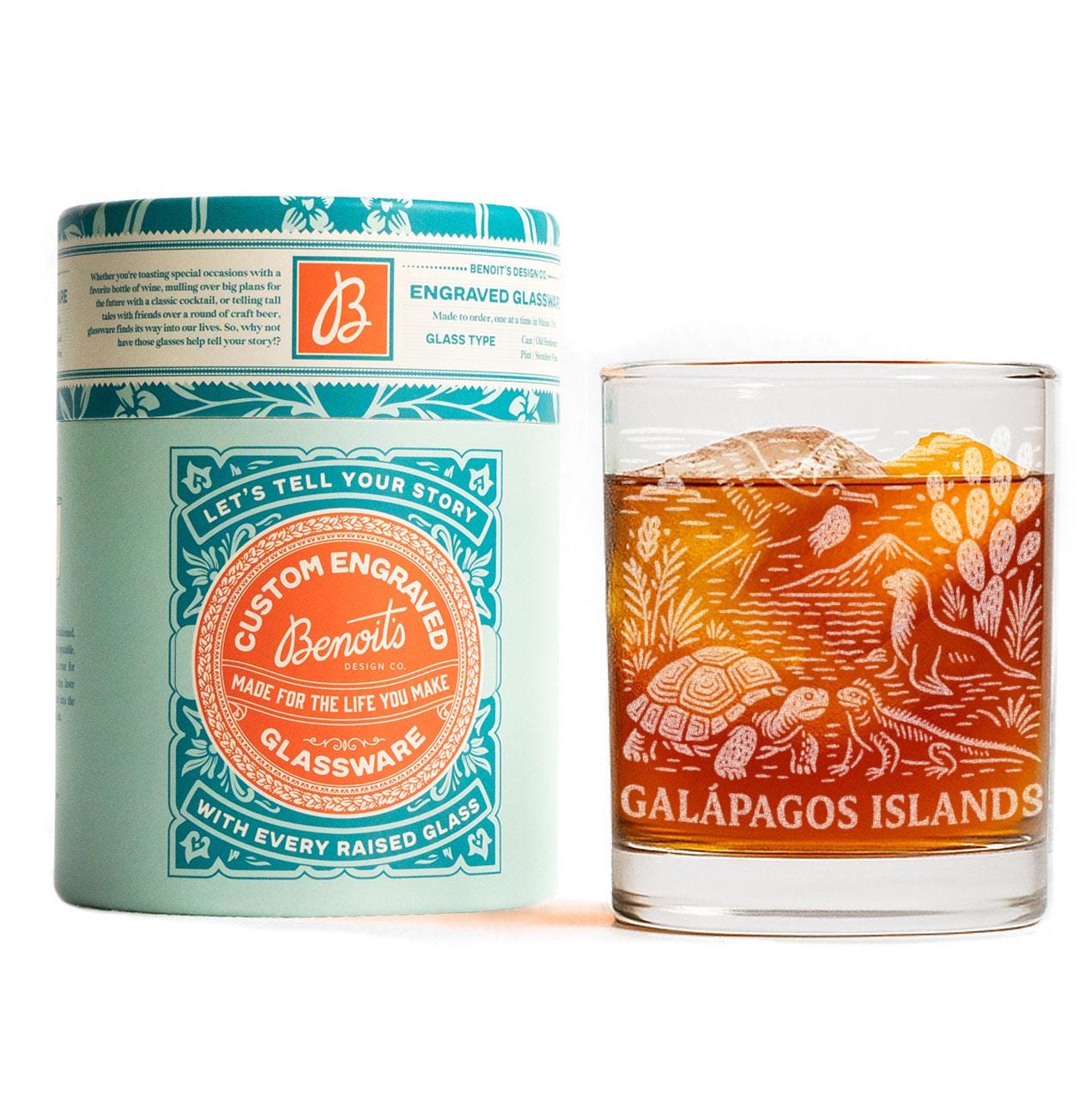 Galápagos Islands Glass