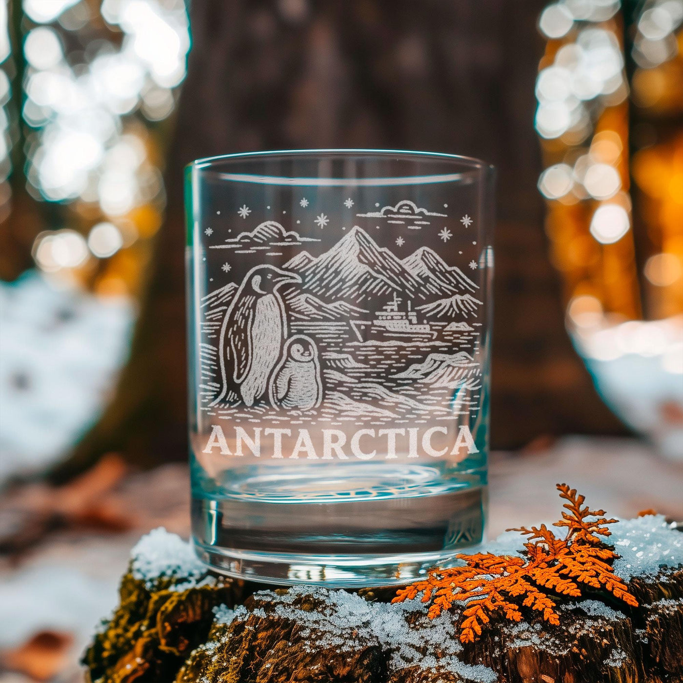Antarctica Etched Glass