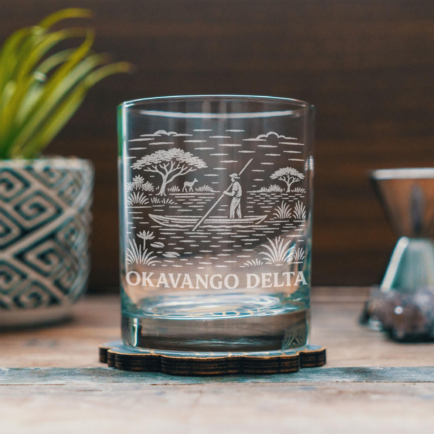 Okavango Delta Botswana Glass