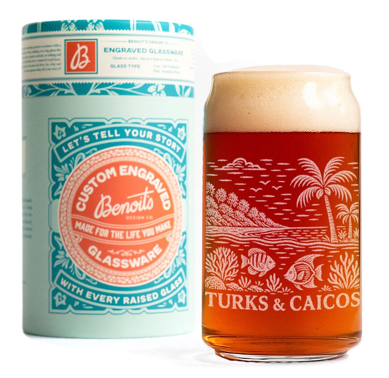 Turks & Caicos Islands Glass