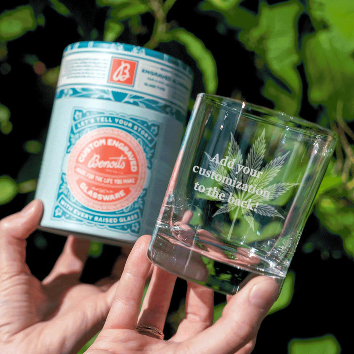 Cannabis Leaf Glasses