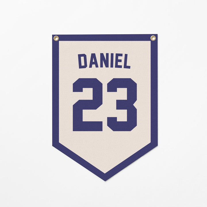 Custom Sports Jersey Style Felt Camp Banner