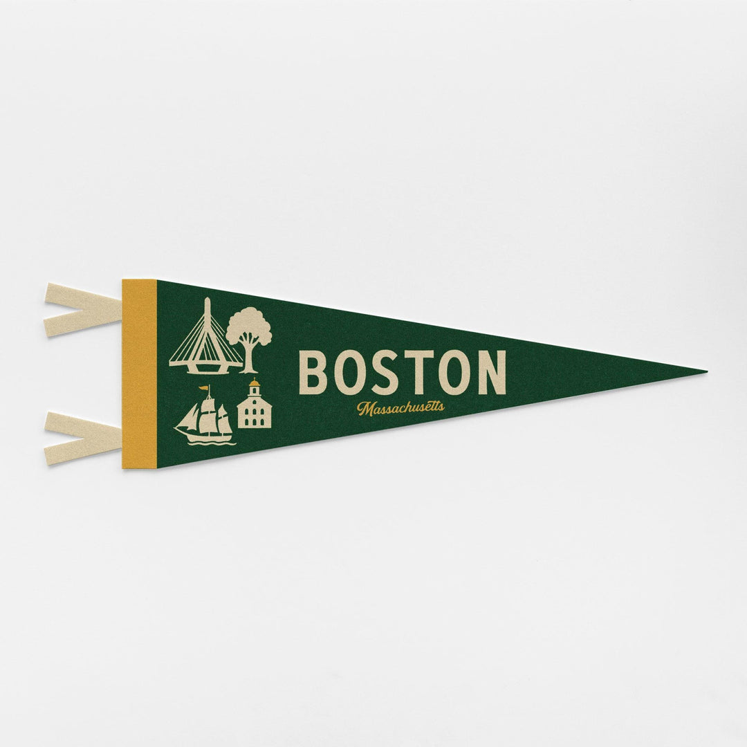 Boston Massachusetts Felt Pennant