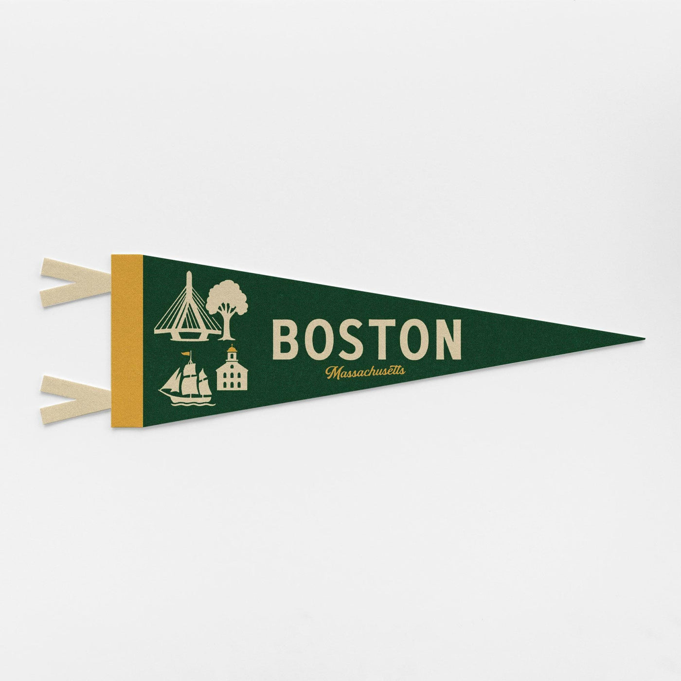 Boston Massachusetts Felt Pennant