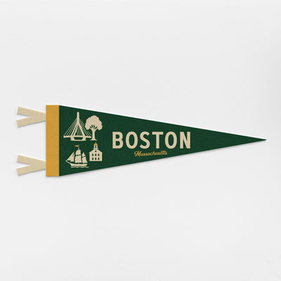 Boston Massachusetts Felt Pennant