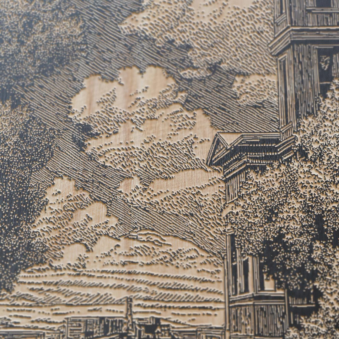 San Francisco Engraved Illustration