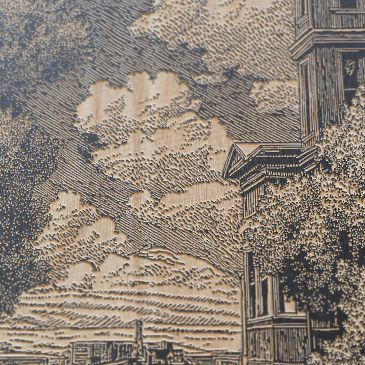 San Francisco Engraved Illustration