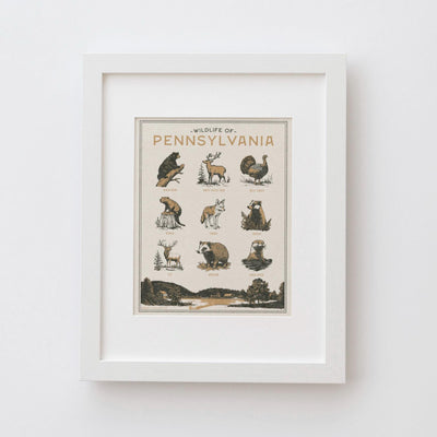 Pennsylvania Wildlife Wall Art Print