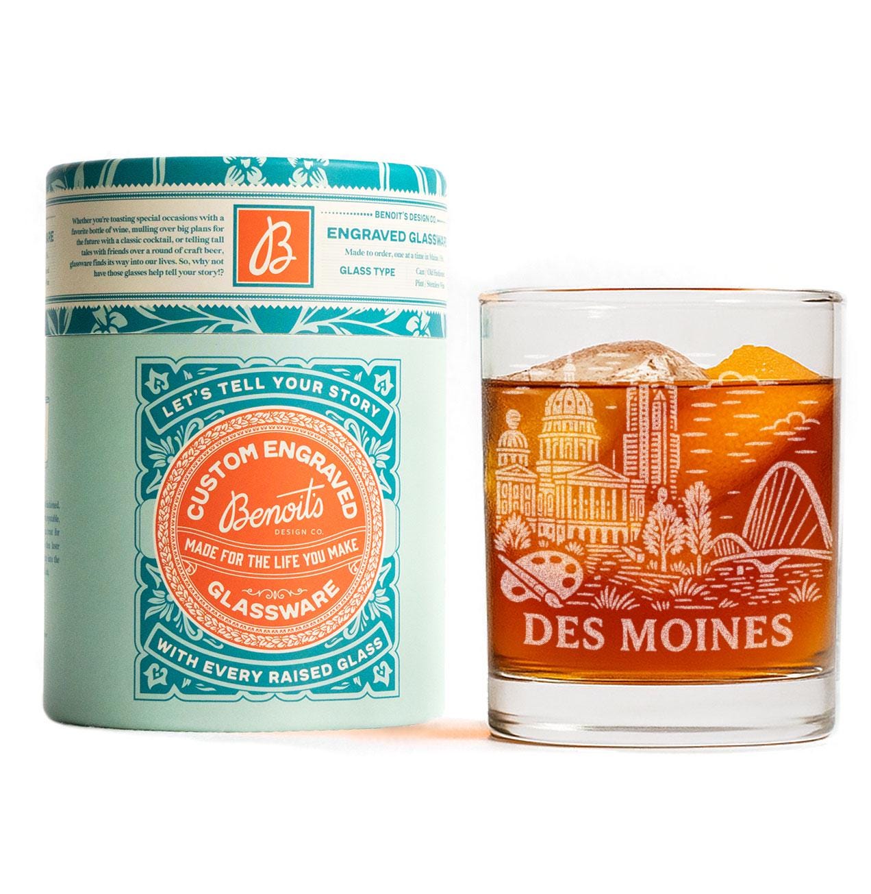 Des Moines Iowa Glass