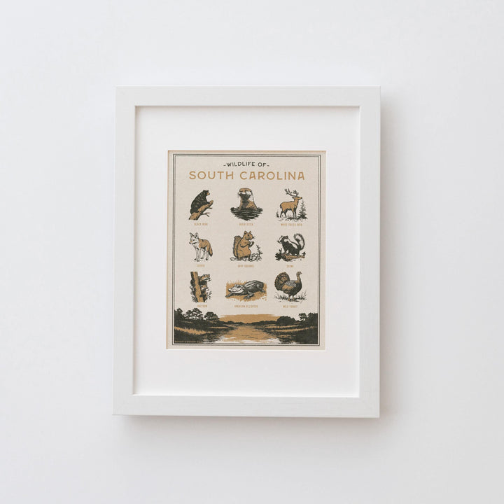 South Carolina Wildlife Print